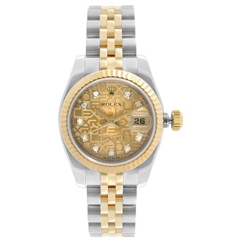 rolex donna acciaio e oro vintage|cerchi rolex second hand.